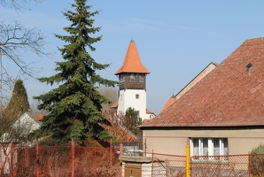 Červený Újezd - první pohled na hrad