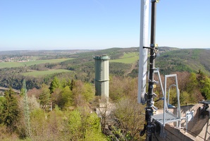 Výhled z vysílače na Homoli na Štěchovice
