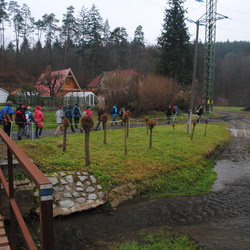 2012-11-16 Zahořanským dolem z Psár do Davle