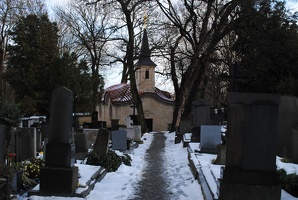 Břevnovský hřbitov - kostel Svatého Lazara