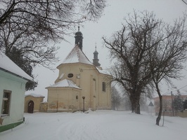 Barokní kostel Sv. Jakuba Většího v Tachlovicích