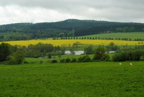 Výhled na pole od Budenína