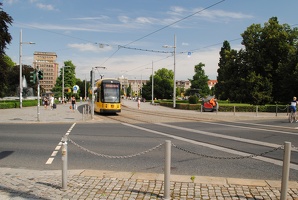 Tramvaj na Albertplatz