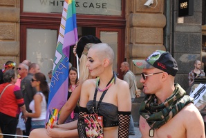 Průvod Prague Pride 2013 v ulici Na Příkopě