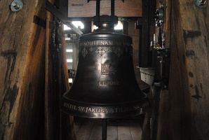 Zvon ve věži kostela svatého Jakuba - Chvojen