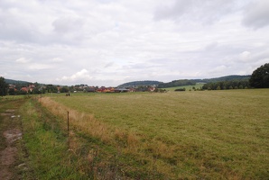 Výhled na obec Třemblat