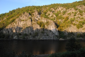Výhled na Vltavu ze skalní cesty z Třebenic do Štěchovic