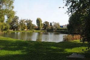 Rybník v parku ve Staré Boleslavi