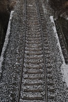 Železniční koleje v Radotíně
