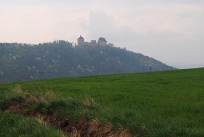 Výhled na hrad Točník