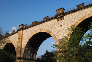 Most Pražského Semmeringu nad Prokopským údolím