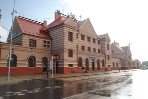 Start pochodu na nádraží Český Brod