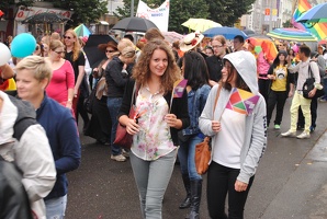 Průvod Prague Pride 2014 na Václavském náměstí