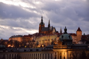 Pražský hrad z Mánesova mostu