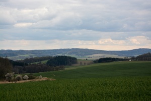 Výhled od Ondřejova na Kaliště a Chocerady
