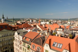 Výhled na Brno z věže Staré radnice