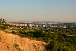 Výhled na Brno z lomu Hády