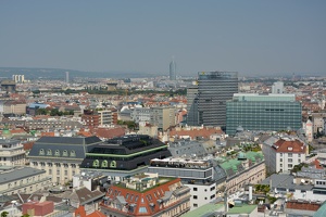 Výhled na Vídeň z katedrály svatého Štěpána