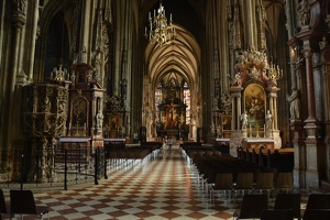 Interiér katedrály svatého Štěpána