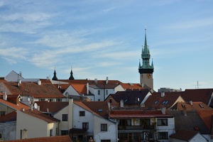 Výhled ze Znojemského hradu na město