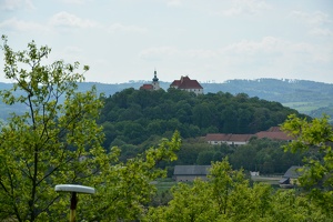 Vysoký Chlumec - výhled na hrad