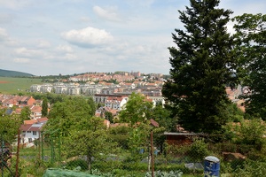 Výhled z Medláneckého kopce na Brno