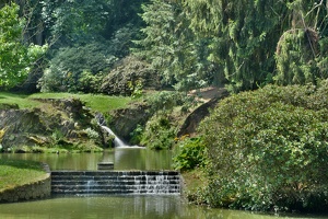 Vodopád v Průhonickém parku