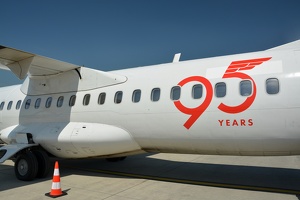 Letadlo ATR registrace OK-MFT společnosti ČSA na letišti Praha