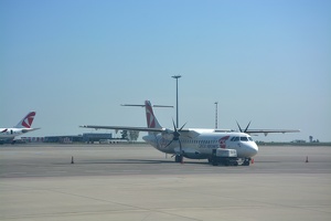 Letadlo ATR společnosti ČSA na letišti Praha