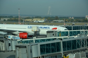 Airbus A330 registrace OK-YBA společnosti ČSA na letišti Praha