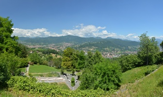 Panoramatický výhled z Castelo Saint Vigilio